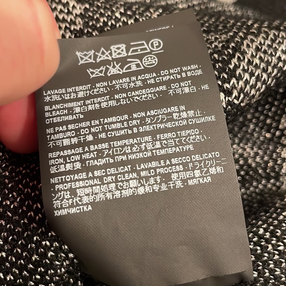 Saint Laurent Paris Music Notes Sweater Cardigan - Picture 10 of 10